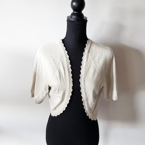 Tan Lane Bryant Shrug Bolero